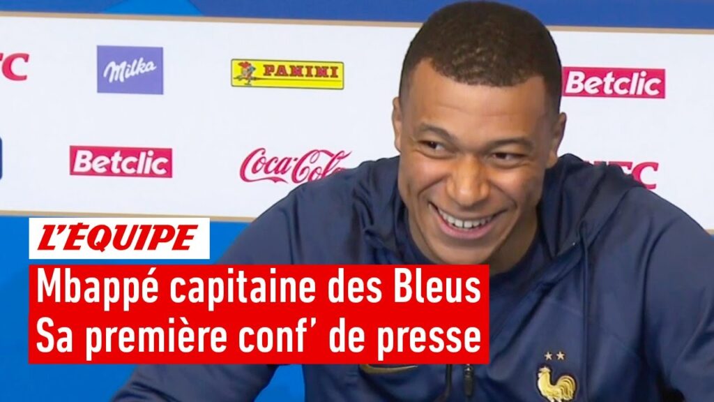 “C’est un kiff !” : La première conférence de Kylian Mbappé en tant que capitaine des Bleus "C'est un kiff !" : La première conférence de Kylian Mbappé en tant que capitaine des Bleus