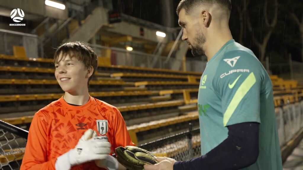 Jensen meets his Socceroos heroes