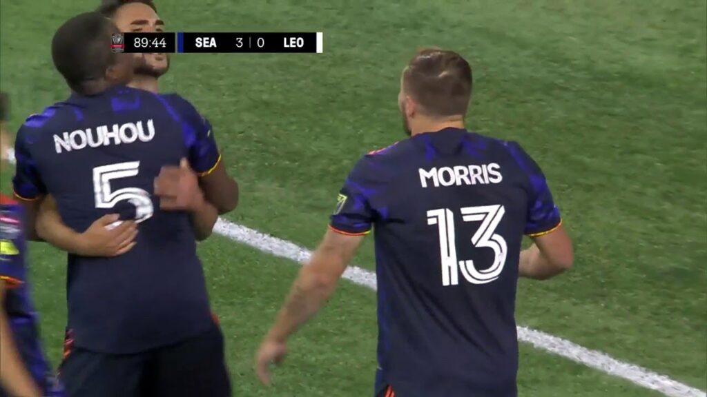 ⚽ Goal @soundersfc!  🟢 Jordan Morris makes it three! | #SCCL22