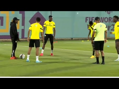 Première séance d’entraînement des lions à Doha Pathé Ciss et Cheikhou Kouyaté ?