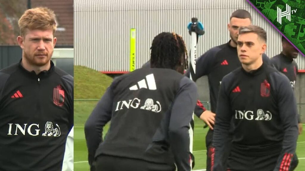 Arsenal star TROSSARD and Man City's DE BRUYNE feature in Belgium training ahead of Sweden game