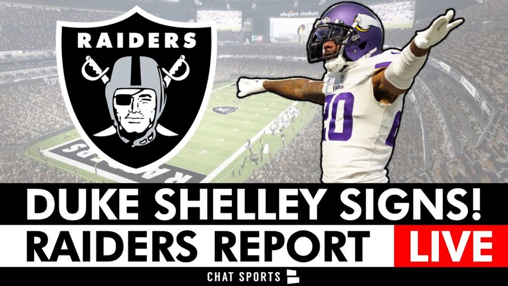 BREAKING: Duke Shelley Signs With Las Vegas Raiders In 2023 NFL Free Agency | Latest Raiders News