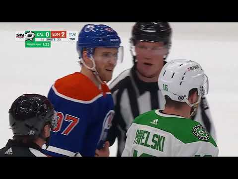 Connor McDavid Doesn't Appreciate Knee On Knee Hit From Jason Robertson #Request