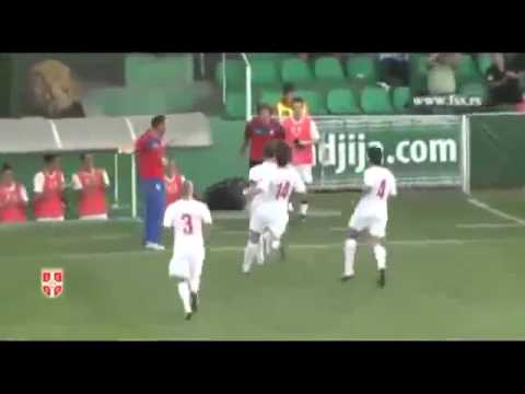 AWESOME Corner Routine: Andrija Zivkovic Serbia vs Moldova U17