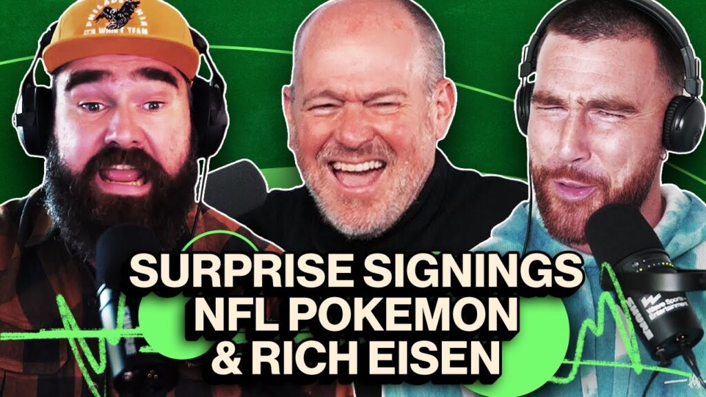 Free Agency Rumors, NFL Players as Pokemon & Rich Eisen | New Heights | Ep 32