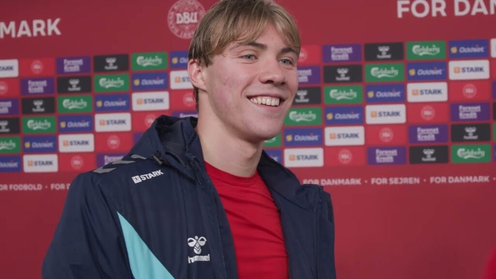 Rasmus Højlunds reaktion efter hattricket i Parken - samt reaktioner fra Kjær, Bah og Stryger