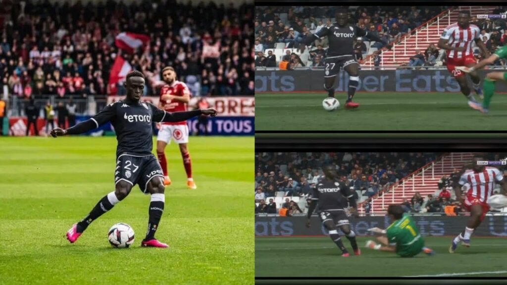 Magnifique But de Krépin Diatta | AC Ajaccio 0⃣-2⃣ AS Monaco#senegal  #Ligue1UberEats