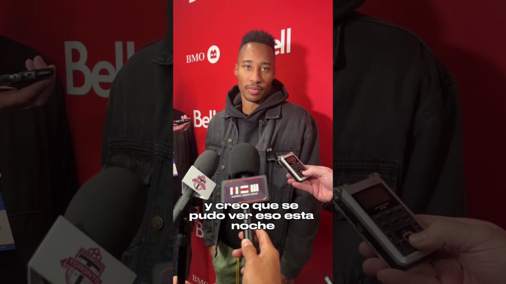 Mark-Anthony Kaye para HSM en exclusiva tras la victoria ante el Inter Miami #mls #torontofc #kaye