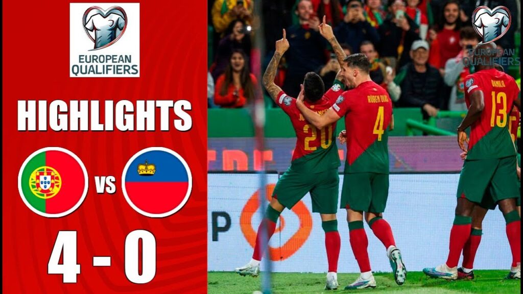 Bernardo Silva Goal | Portugal vs Liechtenstein 4-0 | Highlights | European Championship Qualifying