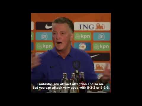 Louis Van Gaal on Chelsea being defensive Team. Van Gaal vs Journalist