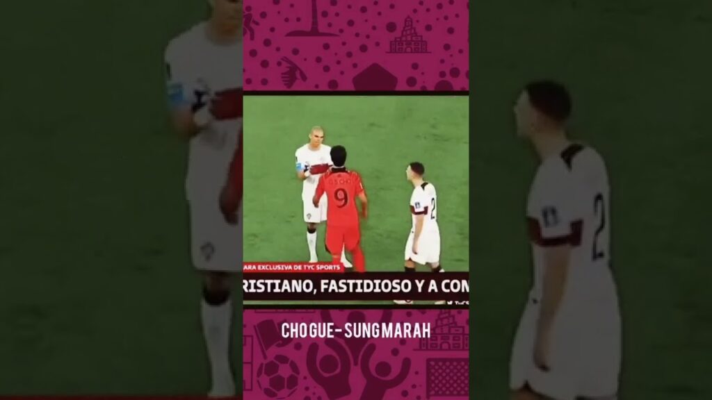 Momen Pemain Korsel Marah-Marah Ke Ronaldo