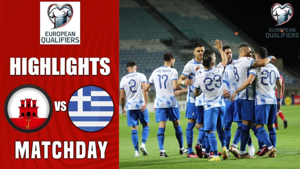 Gibraltar vs Greece | All Goals & Highlights | European Championship Qualifying EURO 2024