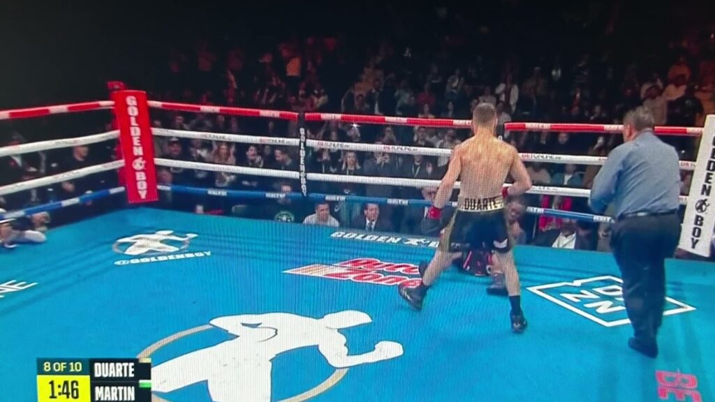 Oscar Duarte Knocks Alex Martin Out In The 8th Round