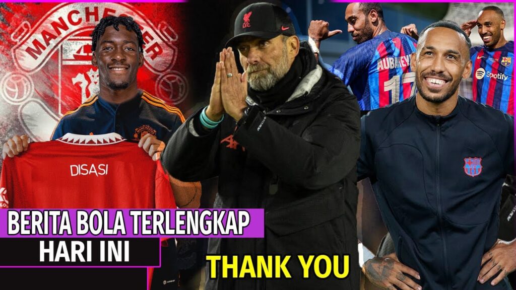 SEPAKAT❗Manchester United Boyong Axel Disasi💥Klopp Tinggalkan Liverpool😱Aubameyang Balik Ke Barca SEPAKAT❗Manchester United Boyong Axel Disasi💥Klopp Tinggalkan Liverpool😱Aubameyang Balik Ke Barca