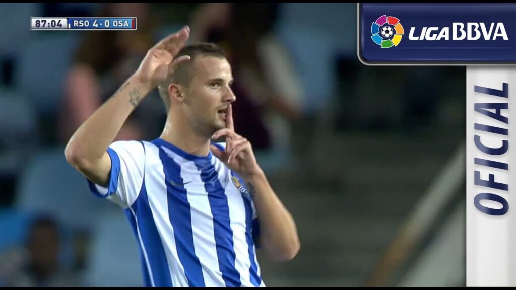 Gol de Seferovic (5-0) en el Real Sociedad - Osasuna
