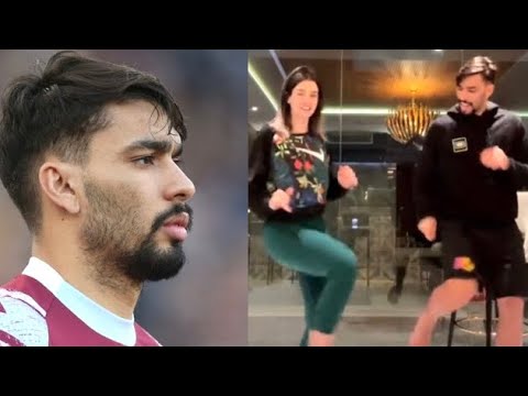 Lucas Paqueta Dance with his wife (Jogadinha do Paqueta)