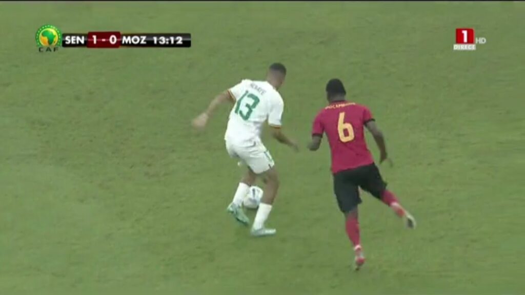 ilimane Ndiaye vs Mozambique 1× Goal & Assist| Le Patron En dribbles.