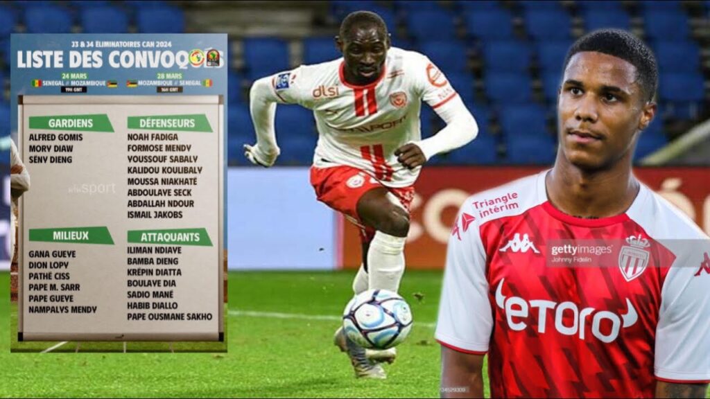 Ismail Jakobs blessé Saliou Ciss convoqué en renfort pour le double confrontation contre Mozambique