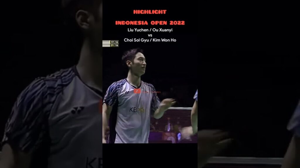 jump smash kim won ho dan choi sol gyu #badmintonindonesia #badminton #indonesiaopen2022