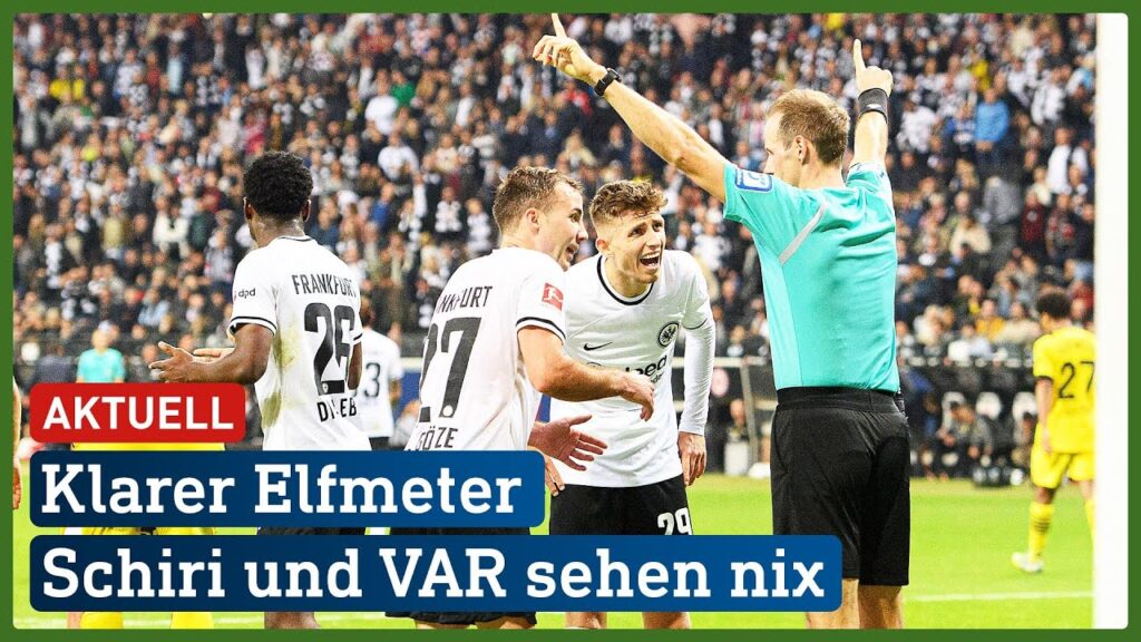 Das Foul an Lindström aus 9 Perspektiven (Eintracht Frankfurt - Dortmund) VAR Elfmeter | hessenschau