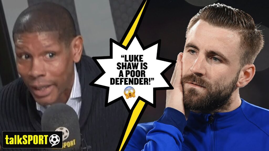 "A POOR DEFENDER!" 😠 Carlton Palmer doesn't hold back with his criticism of England's Luke Shaw!