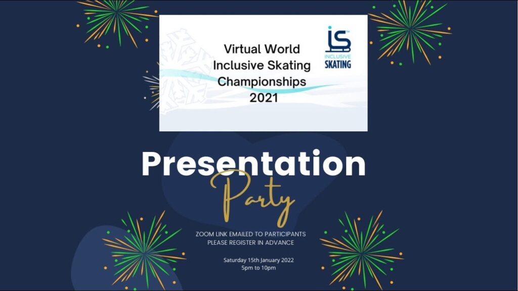 Aya Al-Rawi Inclusive Skating Virtual Worlds 2021 Championship 2021 Presentation Party