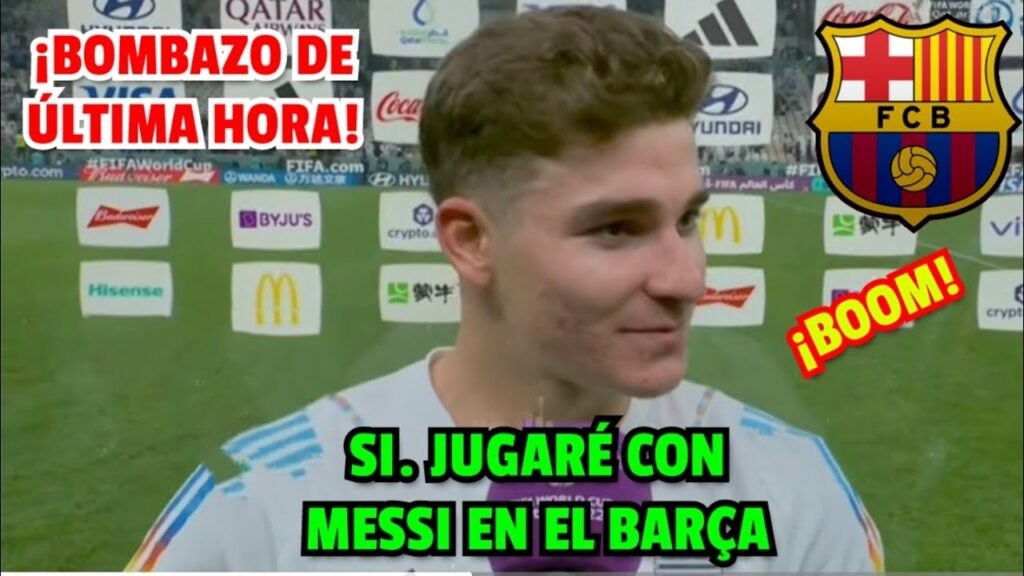 BOMBAZO INESPERADO! ¡JULIÁN ÁLVAREZ sorprendió a TODOS! ¡NADIE esperaba ESTO! NOTICIAS DEL BARÇA HOY