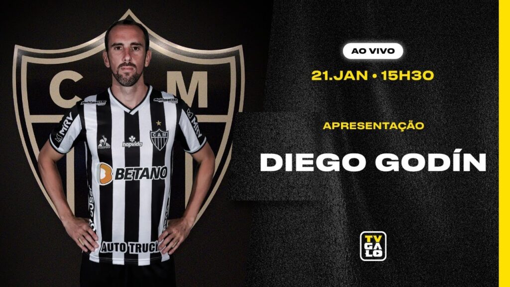 Apresentação do zagueiro Diego Godín (21/01/2022)
