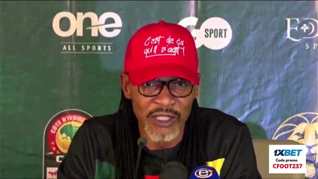 CAMEROUN - NAMIBIE : CONFÉRENCE DE PRESSE DE RIGOBERT SONG