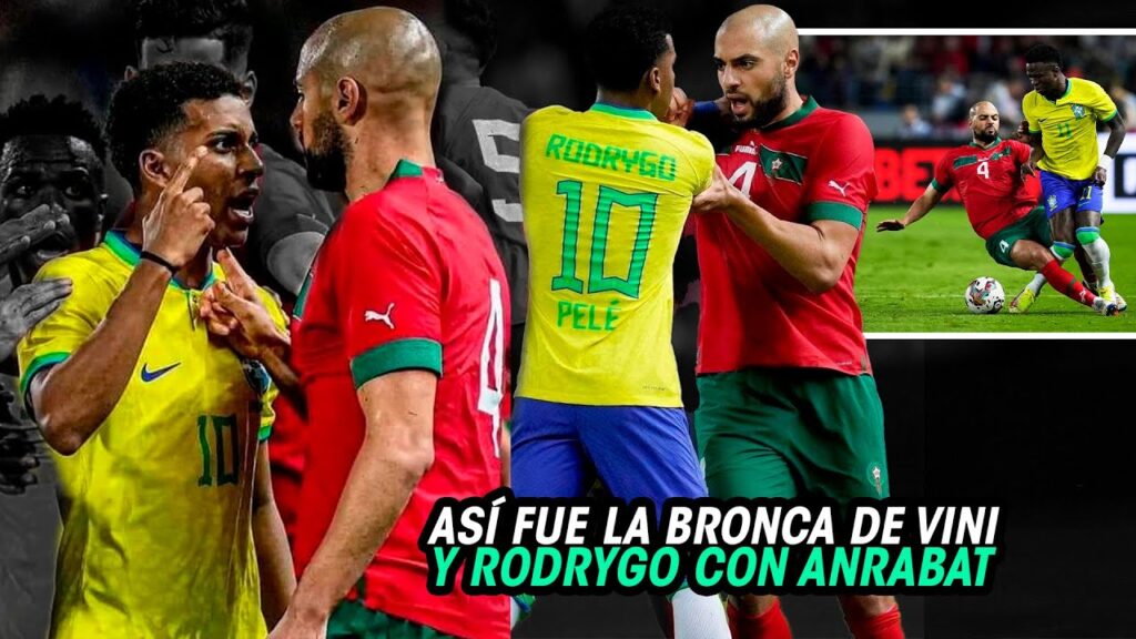 Así FUE la TREMENDA BRONCA de ANRABAT con RODRYGO y VINICIUS en la VICTORIA de MARRUECOS a BRASIL
