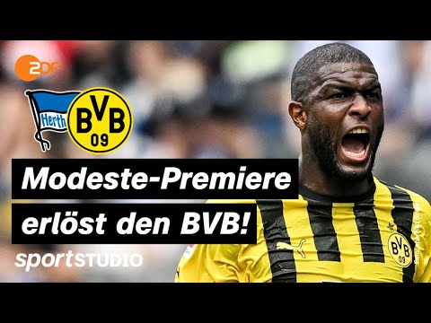 Hertha BSC – Borussia Dortmund Highlights | Bundesliga, 4. Spieltag 2022/23 | sportstudio