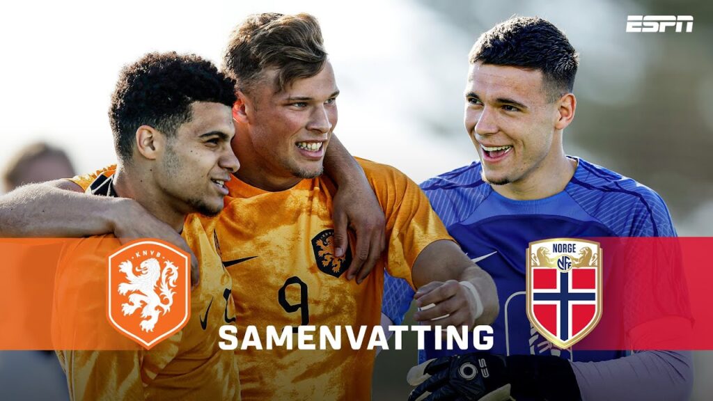 Bliksemstart Jong Oranje en penaltykiller Jay Gorter ⛔🧱 | Samenvatting Jong Oranje - Jong Noorwegen