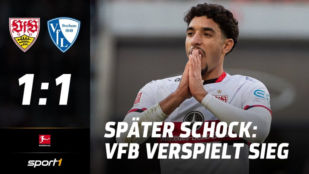 Stuttgart – Bochum 1:1 | Highlights Bundesliga 23. Spieltag | SPORT1