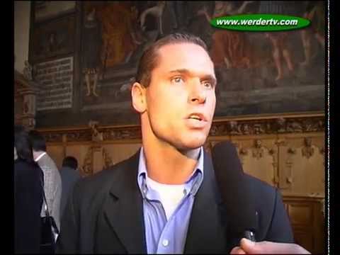 Thorsten Legat im Bremer Rathaus              *Hünniger