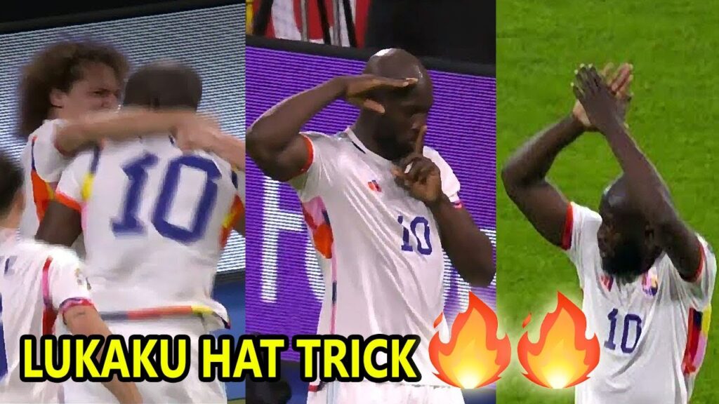 Romelu Lukaku Beautiful Hat Trick Goal Vs Sweden 🤯
