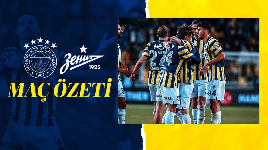 MAÇ ÖZETİ: Fenerbahçe 2-2 Zenit | Yardım Maçı