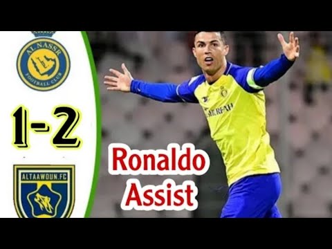 CR7| DA DUAS  ASSISTÊNCIAS EM VITÓRIA DO AL-NASSR vs AL-TAAWON  2-1