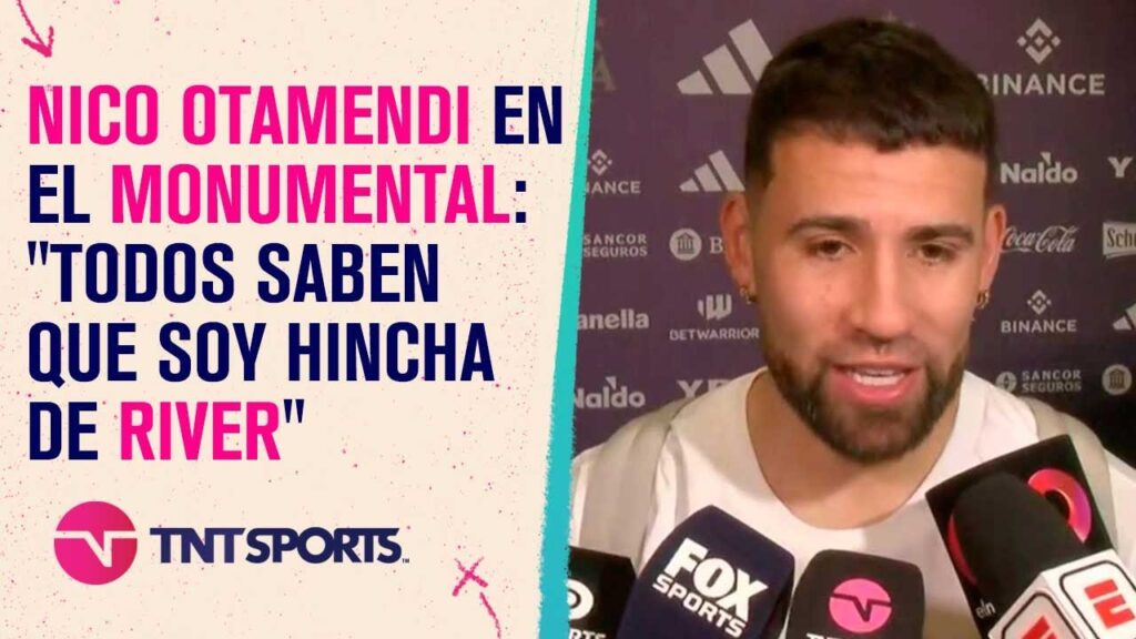 La palabra de #Otamendi tras el triunfo de #Argentina: "Todos saben que soy de #River"