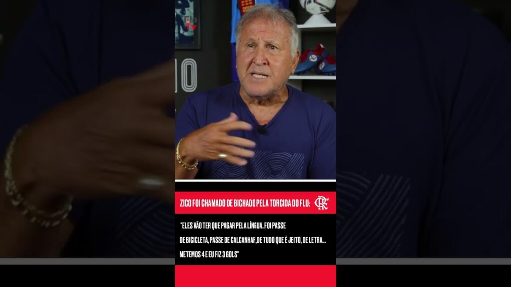 Depois da grave contusão no joelho, Zico voltou a jogar num Fla x Flu