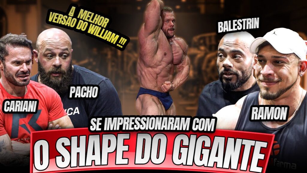 RAMON, CARIANI, PACHO E BALESTRIN JUNTOS AVALIANDO O MONSTRO DE 130KG !!!
