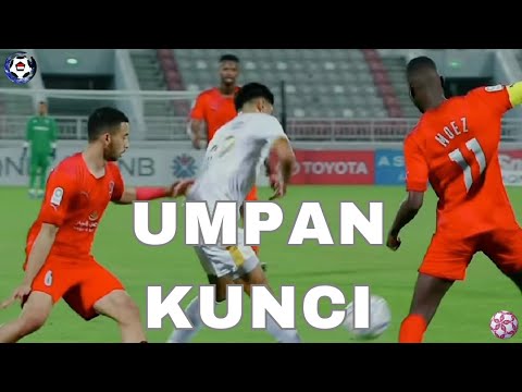 PASSING KHUWAILID MUSTAFA MENGENAI TANGAN ALMOEZ ALI || MATCH 17 QATAR STARS LEAGUE 2022-23