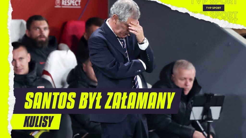 SANTOS TYLKO ROZKŁADAŁ RĘCE. KAMERA NA TRENERA W MECZU CZECHY - POLSKA | EL. EURO 2024 | KULISY