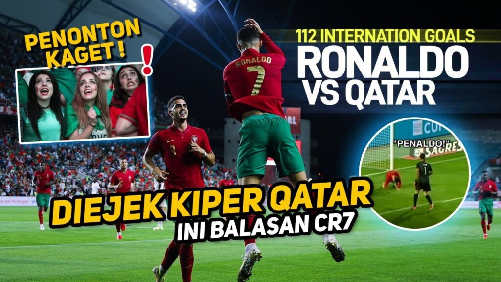 Diremehkan Kiper Qatar 😱Lihat Cara Berkelas Ronaldo Membalas Perlakuan Kiper Qatar ⚽ Malukan 🔥