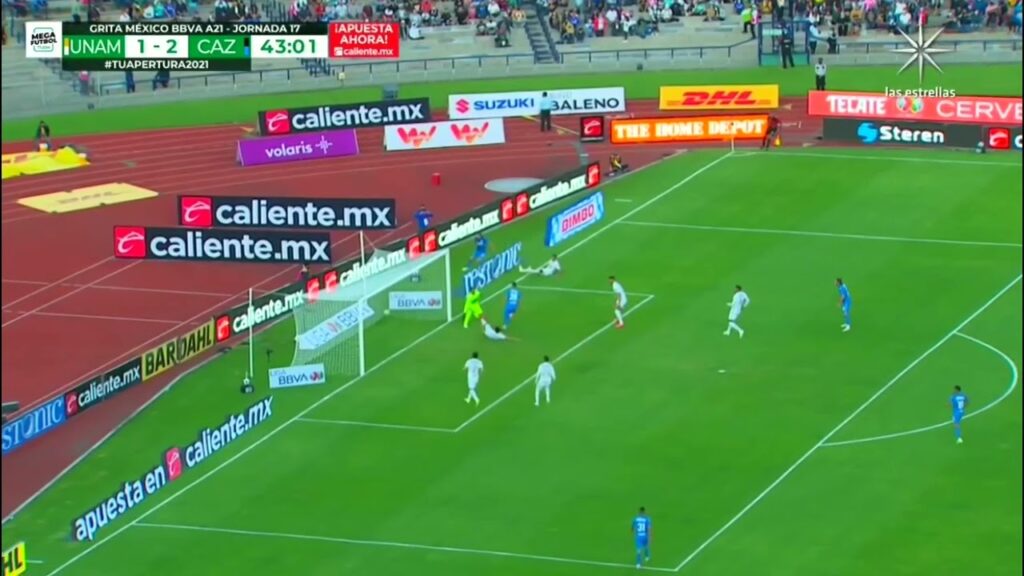 Gol de Roberto Alvarado | Pumas  1 - 3 Cruz Azul | Liga BBVA MX - Grita México A21 - Jornada 17