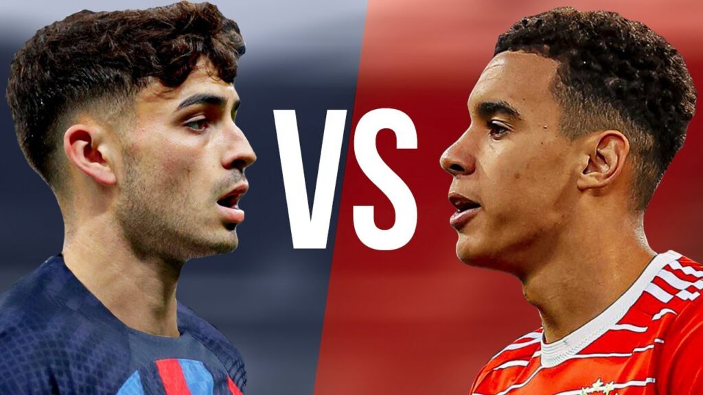 Pedri VS Jamal Musiala - Who Is Better? - Crazy Dribbling Skills & Goals - 2023 - HD