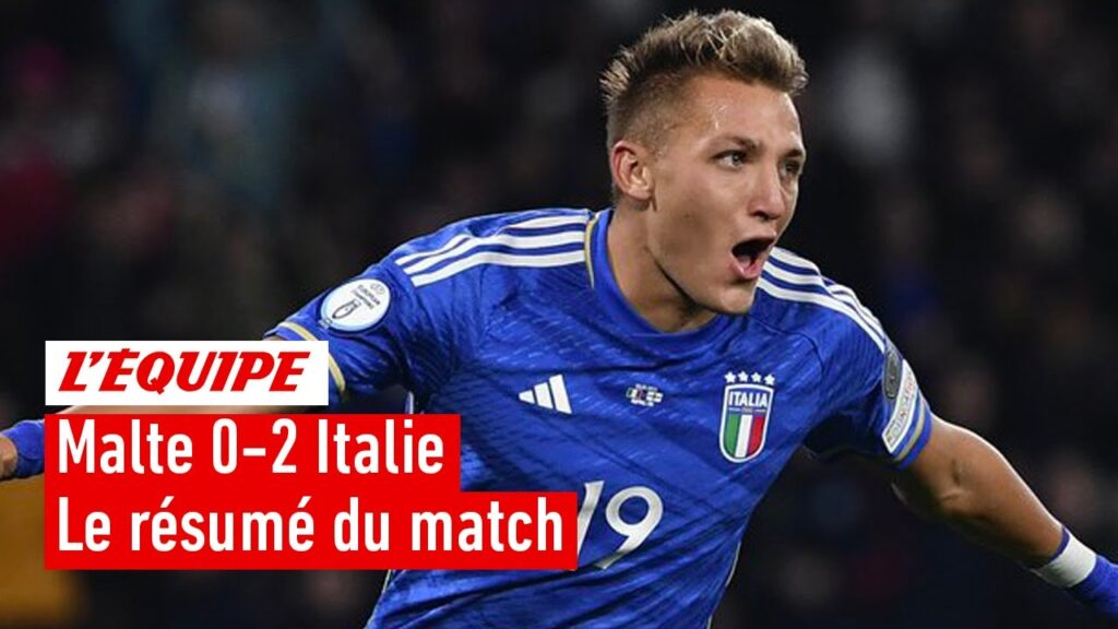 Malte 0-2 Italie : La Squadra Azzurra s'impose avec maîtrise