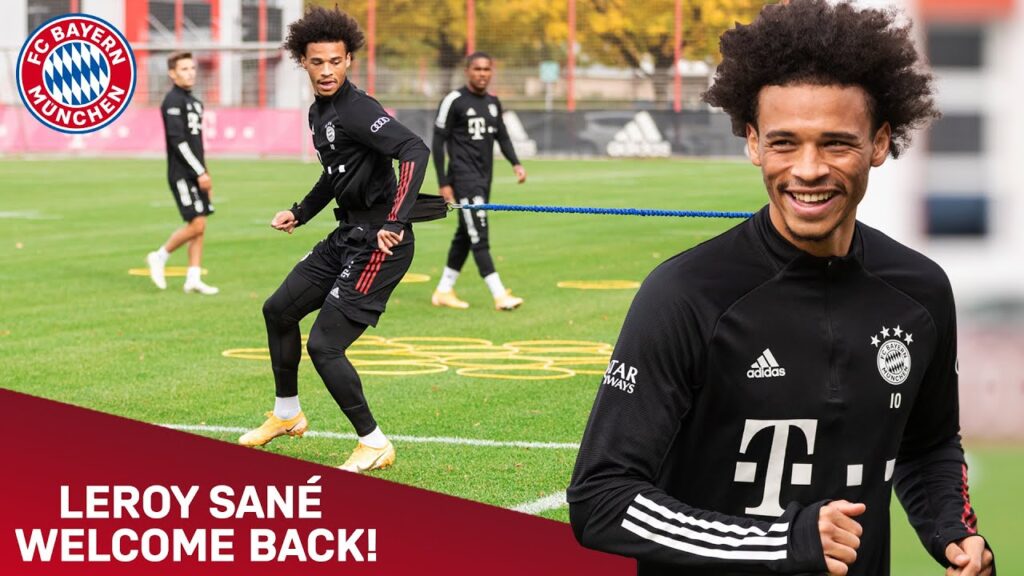 Leroy Sané is back in team training