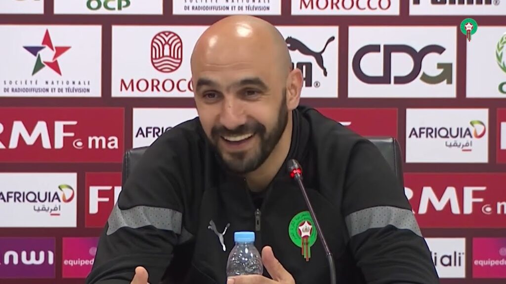 الندوة الصحافية للسيد وليد الركراكي بعد لقاء البرازيل