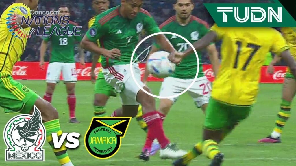 ¡POLÉMICA! Era penal para el TRI | México 2-2 Jamaica | CONCACAF Nations League 2023 | TUDN