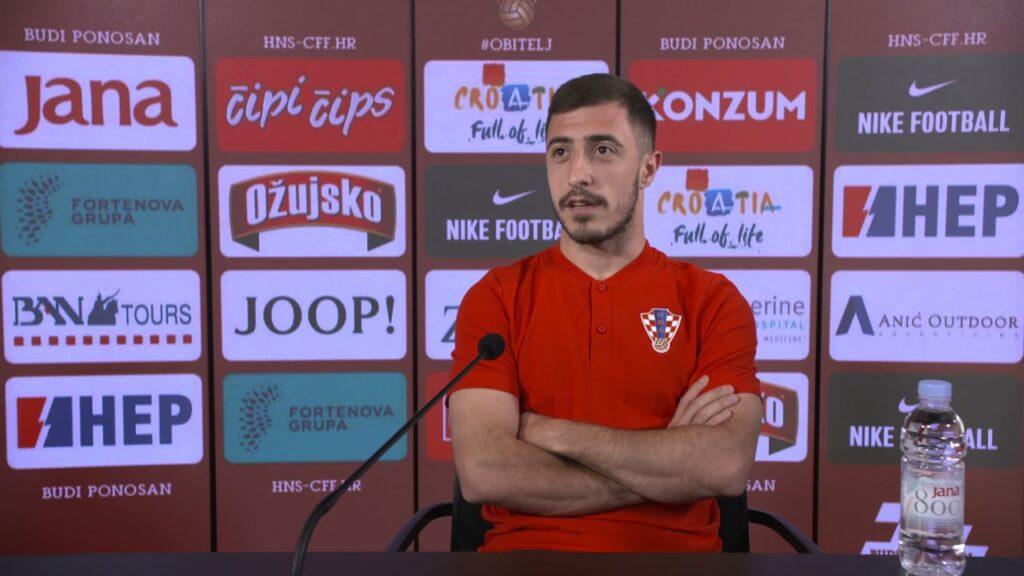 Josip Juranović - Croatia v Spain - Pre-Match Press Conference - Round Of 16 - Euro 2020